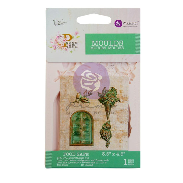 Prima Marketing Postcards From Paradise 3.5"X4.5" Decor Mould (PC662332)