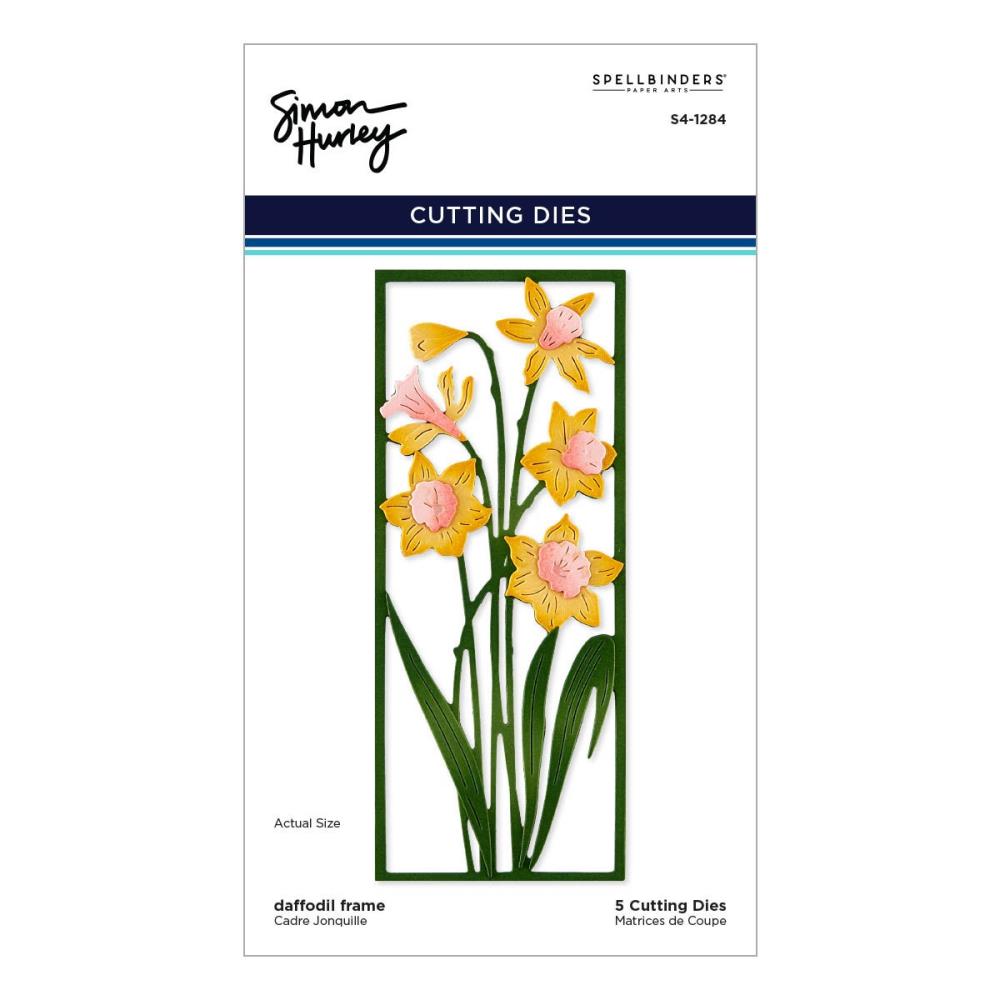 Spellbinders Photosynthesis Etched Dies: Daffodil Frame, By Simon Hurley (S41284)