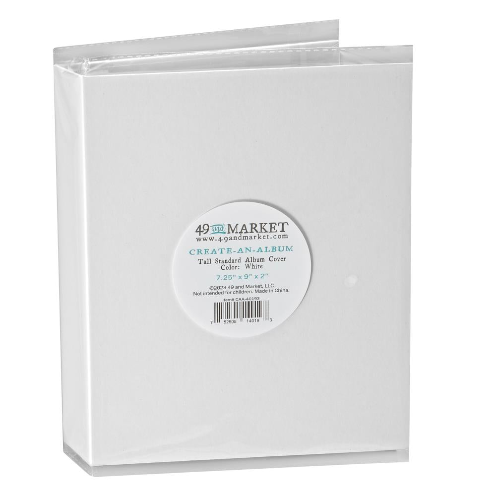 49 and Market Create-An-Album Tall Standard Album Cover: White (CAA40193)