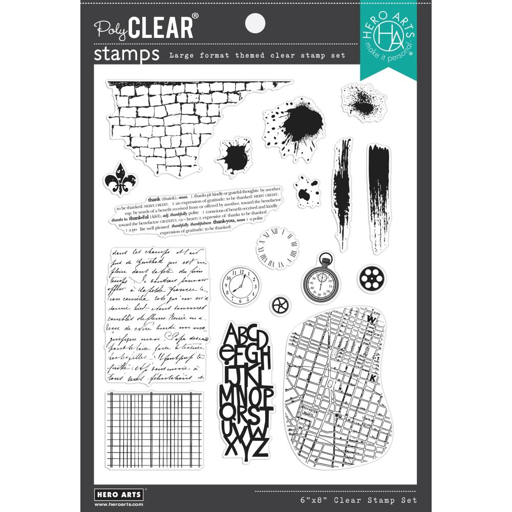 Hero Arts 6"X8" Clear Stamps: Mixed Textures (HACM700)