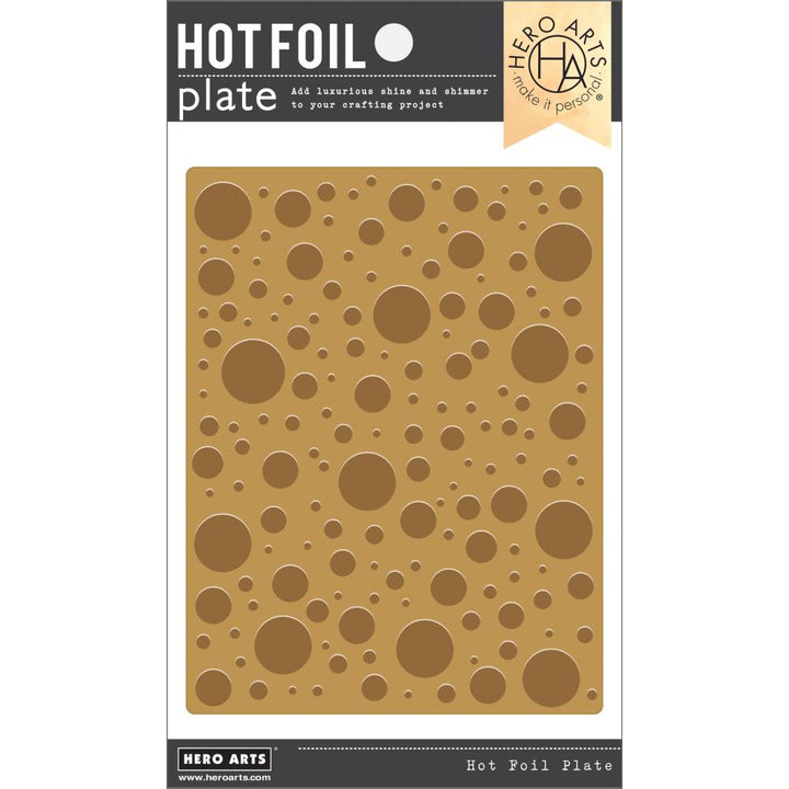 Hero Arts Hot Foil Plate: Large Cirlce Confetti (HF118)