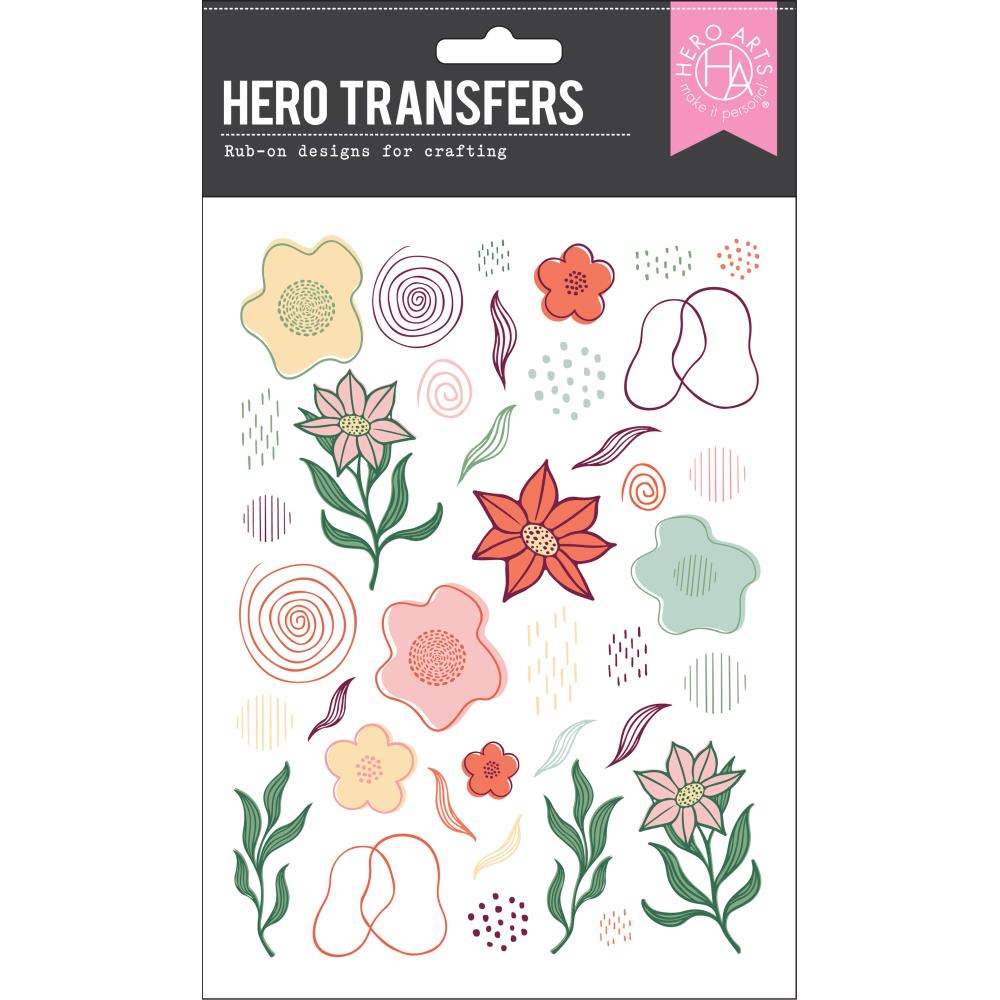 Hero Arts Hero Transfers: Flowers And Swirls (HART105)