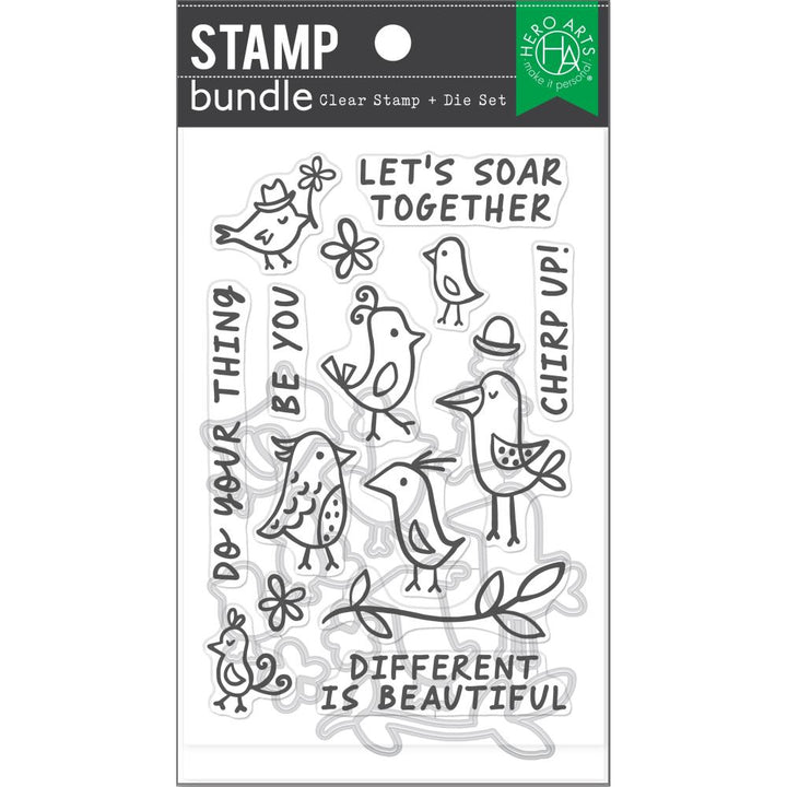 Hero Arts Clear Stamp & Die Combo: Be You (HASB361)