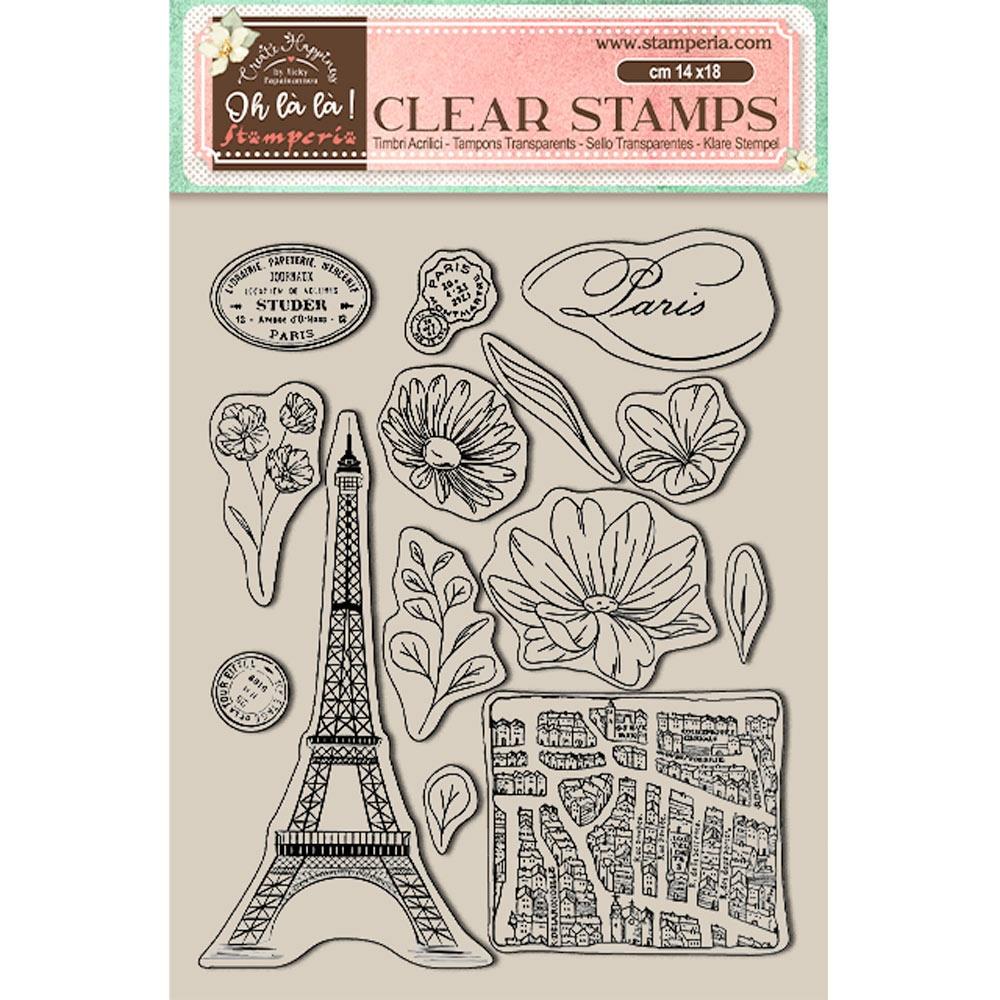 Stamperia Oh La La Clear Stamps: Tour Eiffel (WTK174)