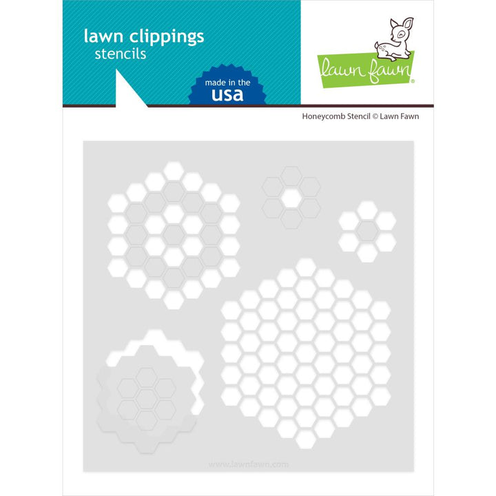 Lawn Fawn Lawn Clippings Stencils: Honeycomb (LF2925)