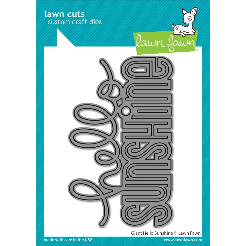 Lawn Fawn Lawn Cuts Custom Craft Die: Giant Hello Sunshine (LF3140)