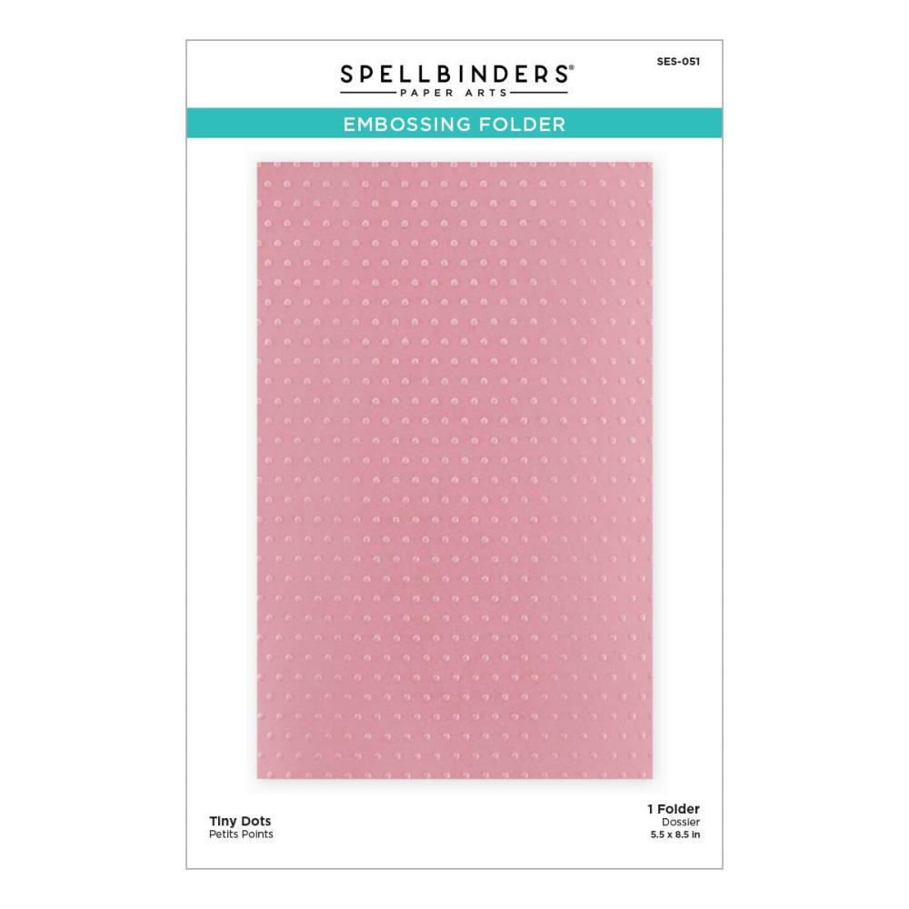 Spellbinders Embossing Folder: Tiny Dots (SES051)