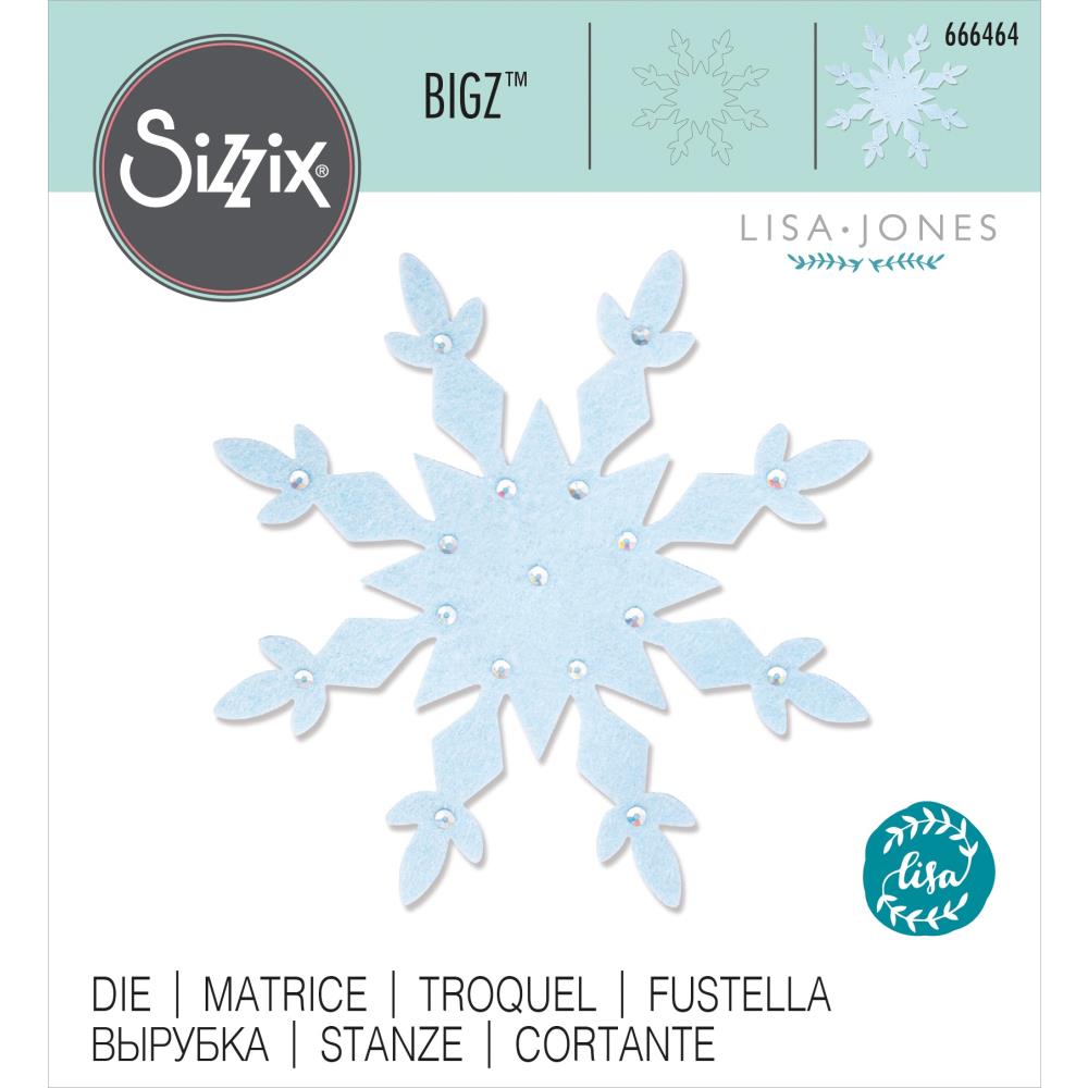 Sizzix Bigz Die: Ornate Snowflakes, By Lisa Jones (666464)
