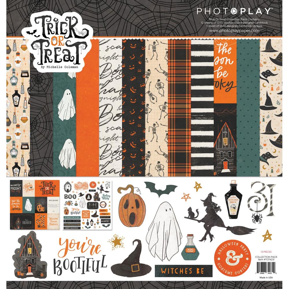 PhotoPlay Trick Or Treat 12"X12" Collection Pack (PTOT4231)