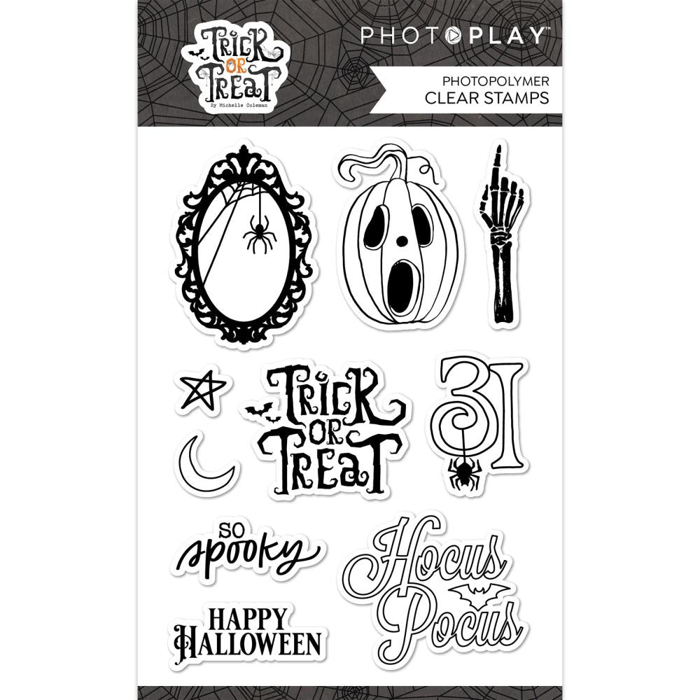 PhotoPlay Trick Or Treat Photopolymer Clear Stamps (PTOT4240)