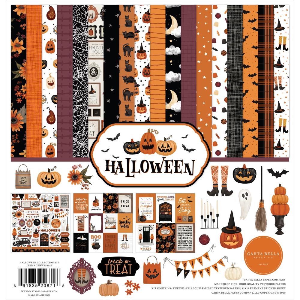 Carta Bella Halloween 12"X12" Collection Kit (HW324016)