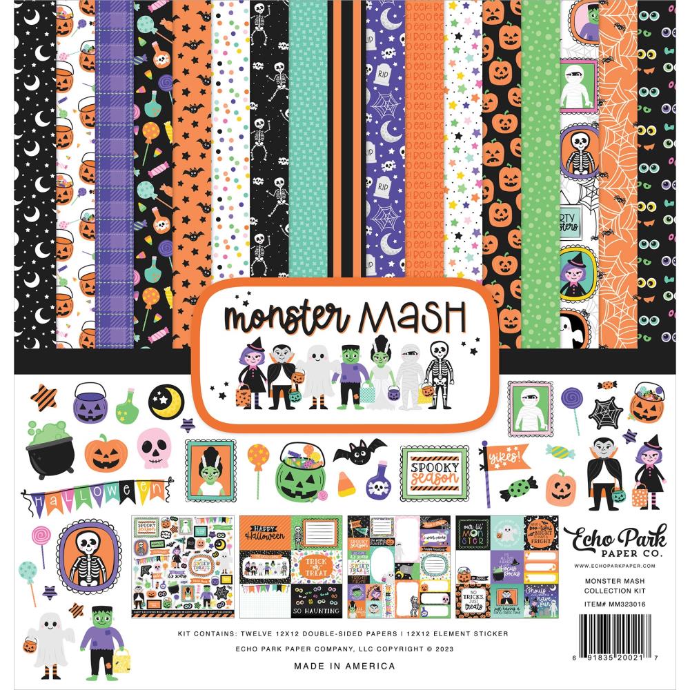 Echo Park Monster Mash 12"X12" Collection Kit (MM323016)