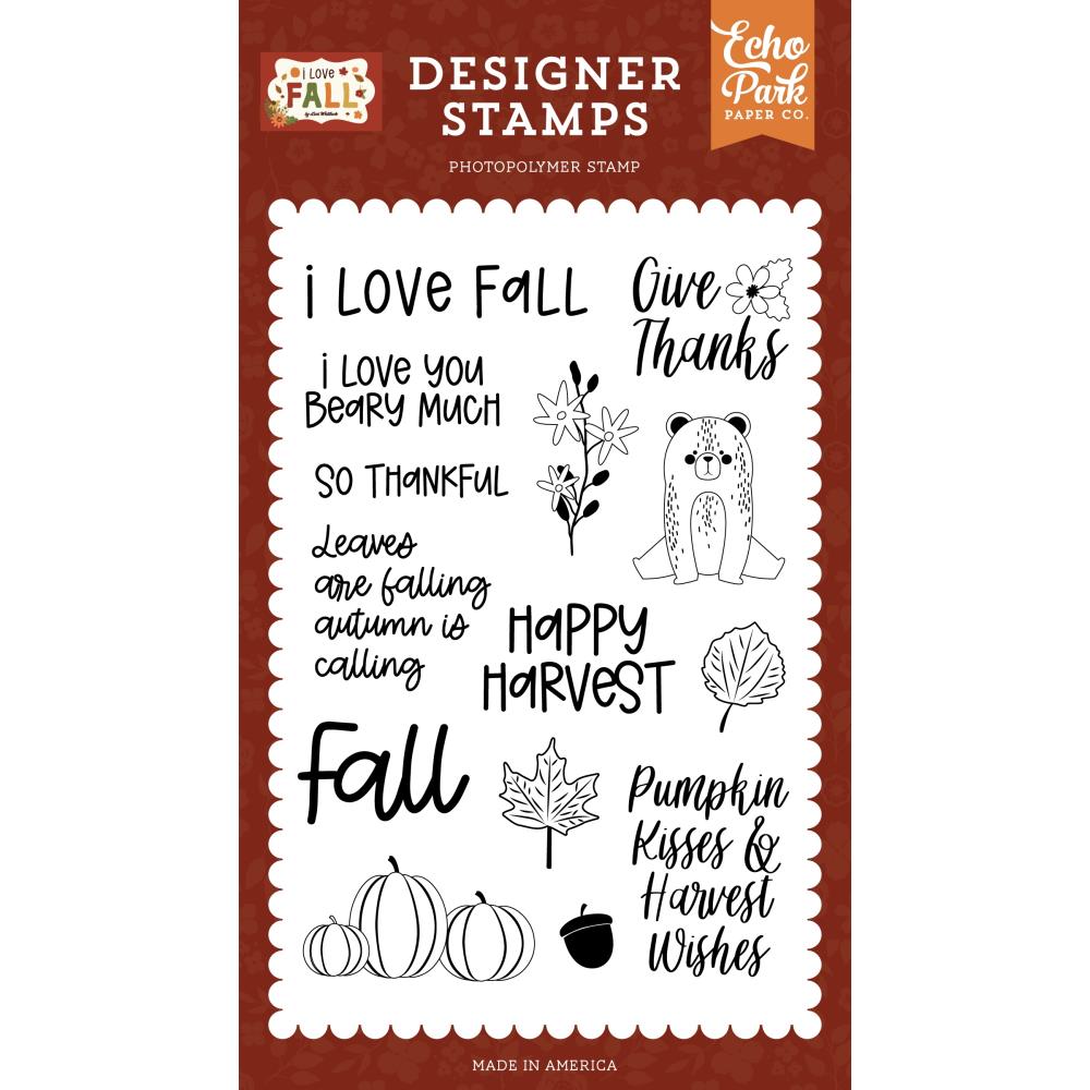 Echo Park I Love Fall Stamps: Happy Harvest (FA225045)