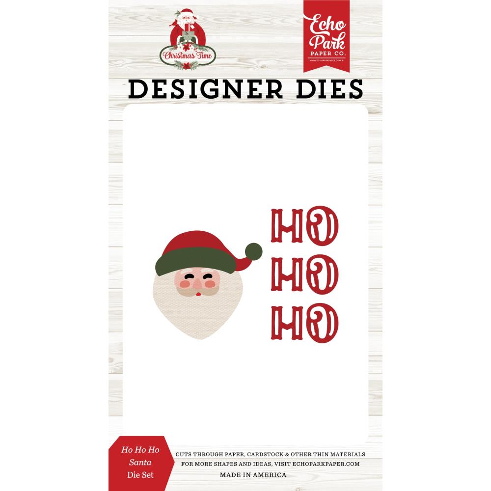 Echo Park Christmas Time Dies: Ho Ho Ho Santa (CT330043)
