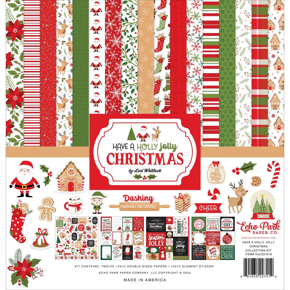 Echo Park Have A Holly Jolly Christmas 12"X12" Collection Kit (JC331016)