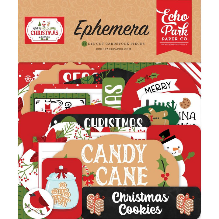 Echo Park Have A Holly Jolly Christmas Cardstock Ephemera: Icons (JC331024)
