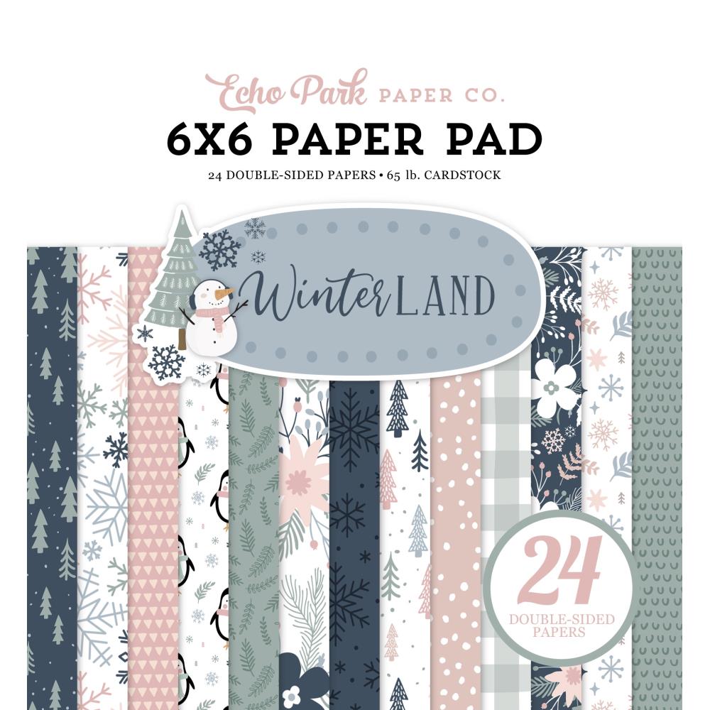 Echo Park Winterland 6"X6" Double-Sided Paper Pad (TL333023)
