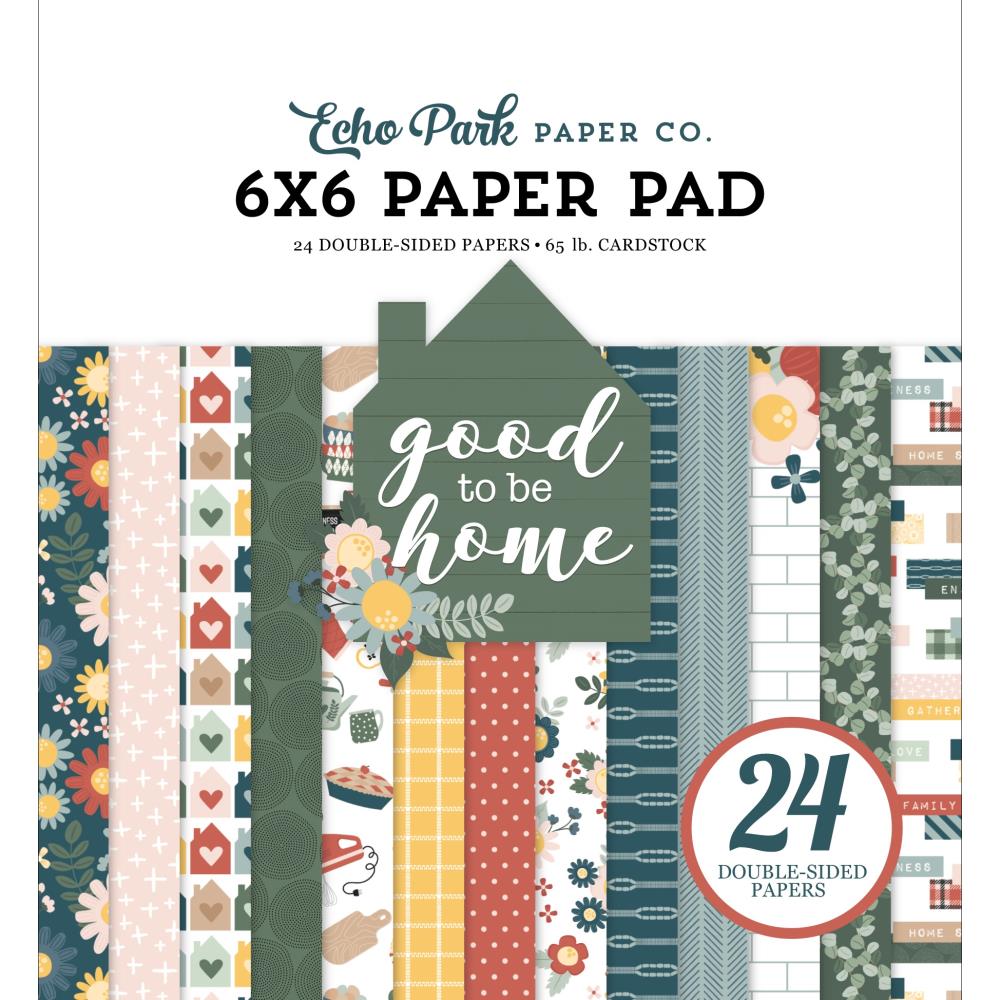 Echo Park Good To Be Home 6"X6" Double-Sided Paper Pad (TH336023)