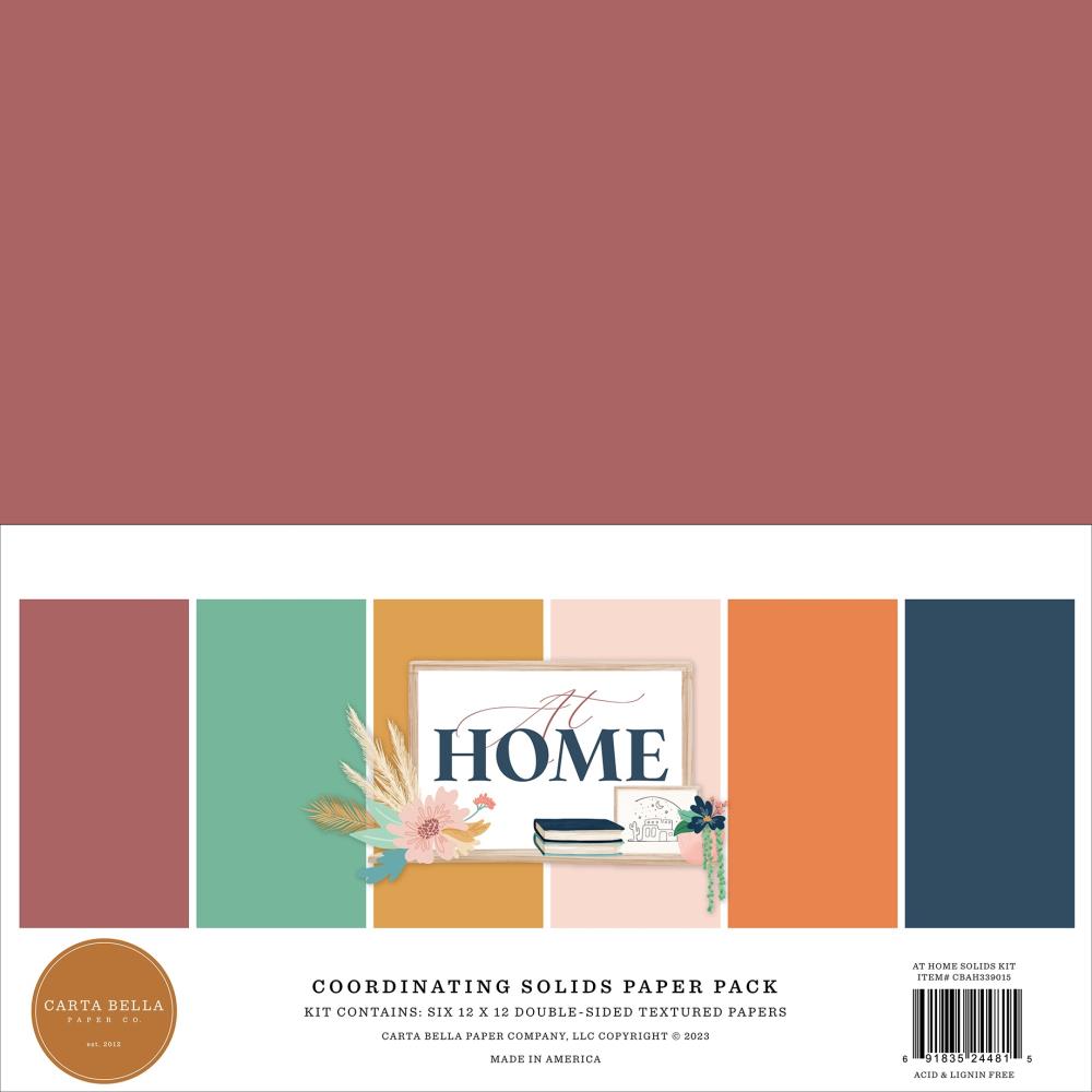 Carta Bella At Home 12"X12" Solids Collection Kit (AH339015)