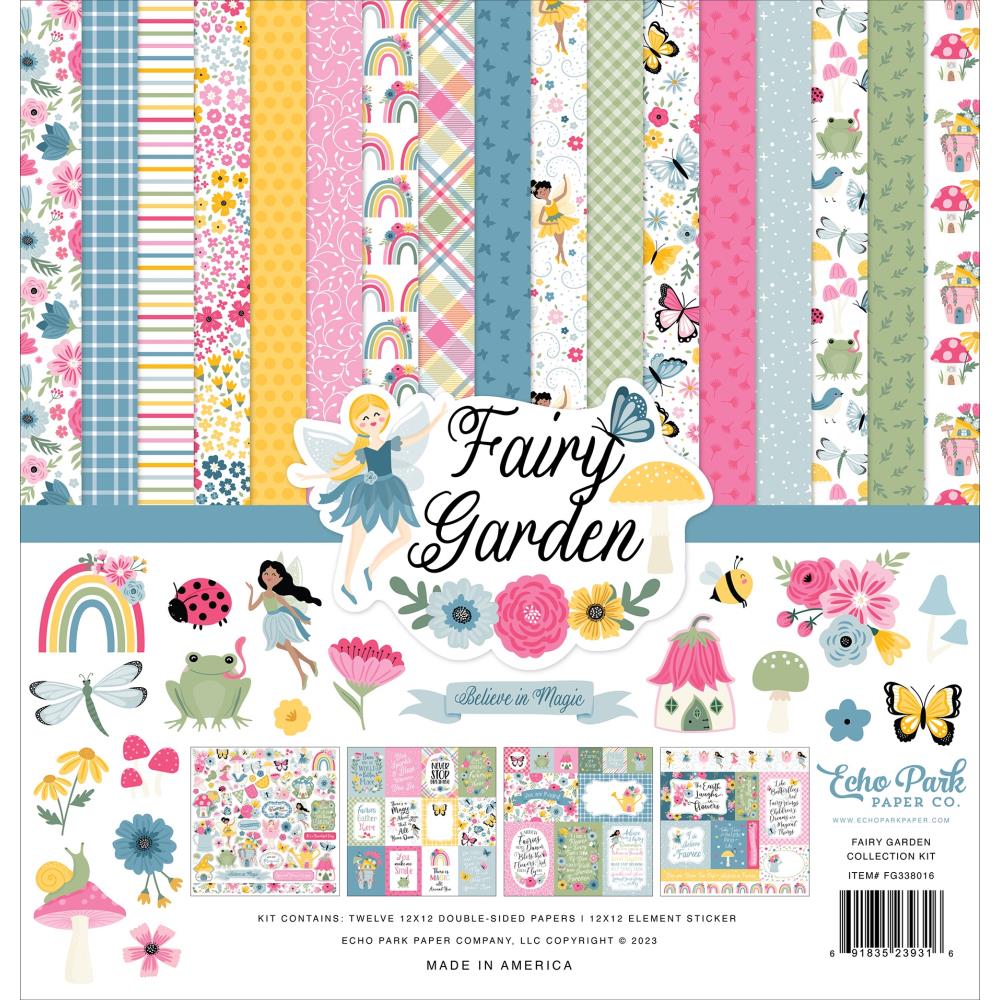 Echo Park Fairy Garden 12"X12" Collection Kit (FG338016)