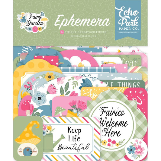 Echo Park Fairy Garden Cardstock Ephemera: Icons (FG338024)