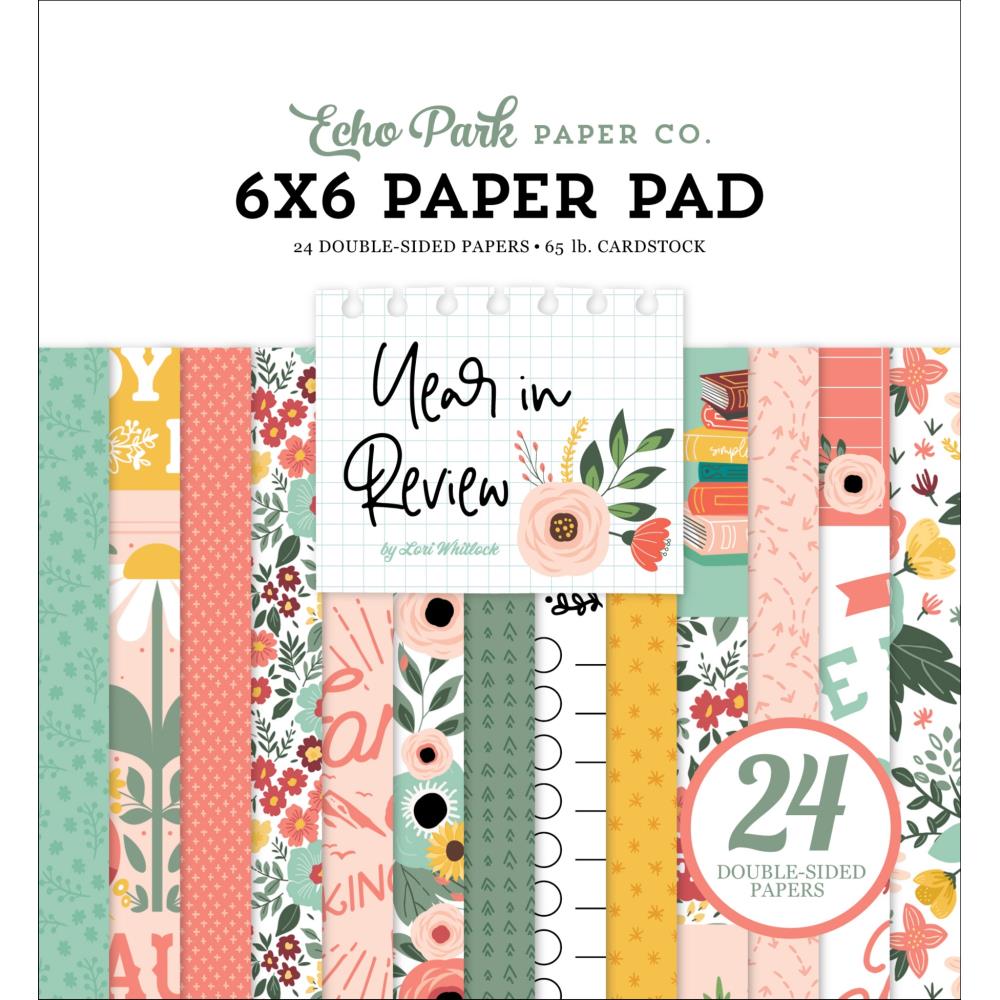 Echo Park Year In Review 6"X6" Double-Sided Paper Pad (IR337023)