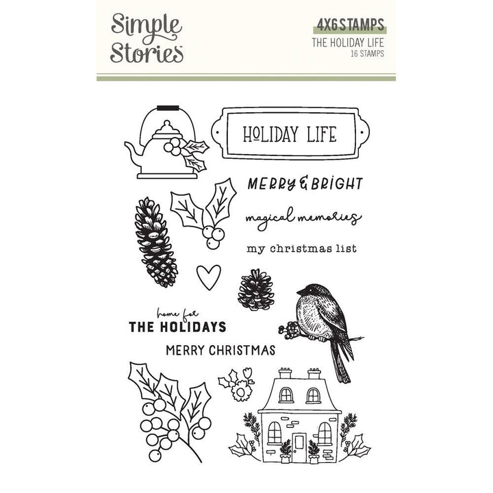 Simple Stories The Holiday Life Photopolymer Clear Stamps (THL20516)