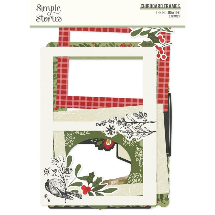 Simple Stories The Holiday Life Chipboard Frames (THL20522)