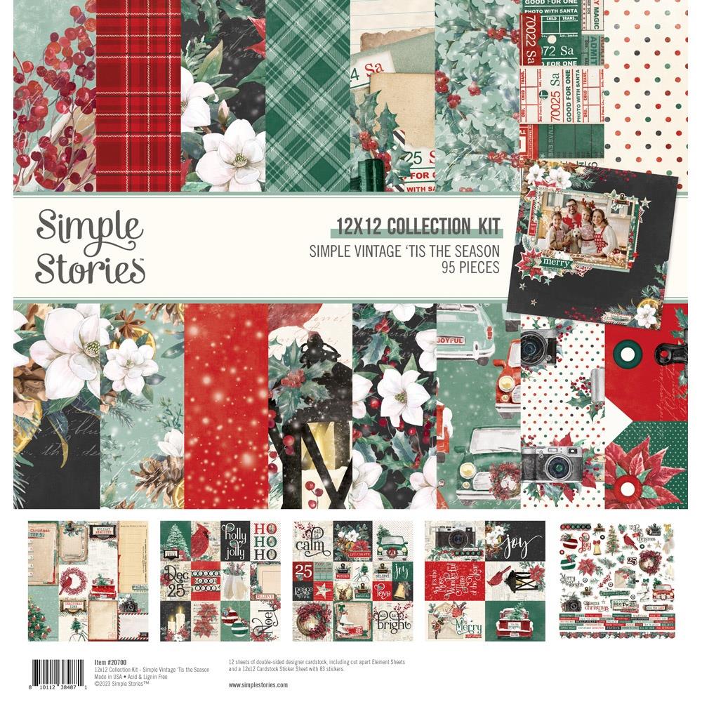 Simple Stories Simple Vintage 'Tis The Season 12"X12" Collection Kit (SVS20700)