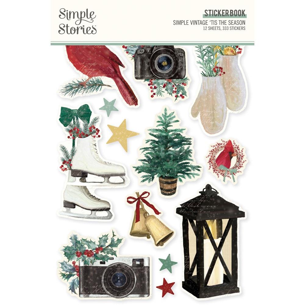 Simple Stories Simple Vintage 'Tis The Season Sticker Book (SVS20725)