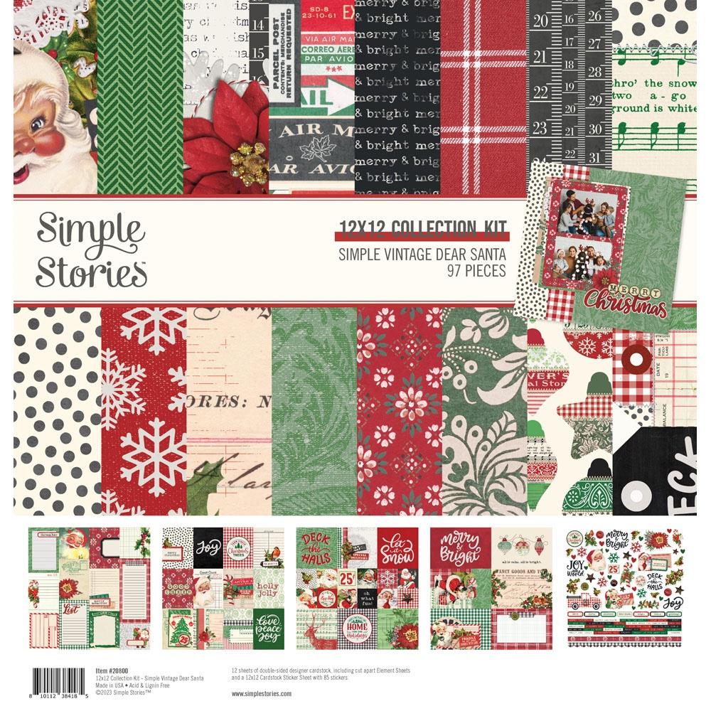 Simple Stories Simple Vintage Dear Santa 12"X12" Collection Kit (SVD20800)