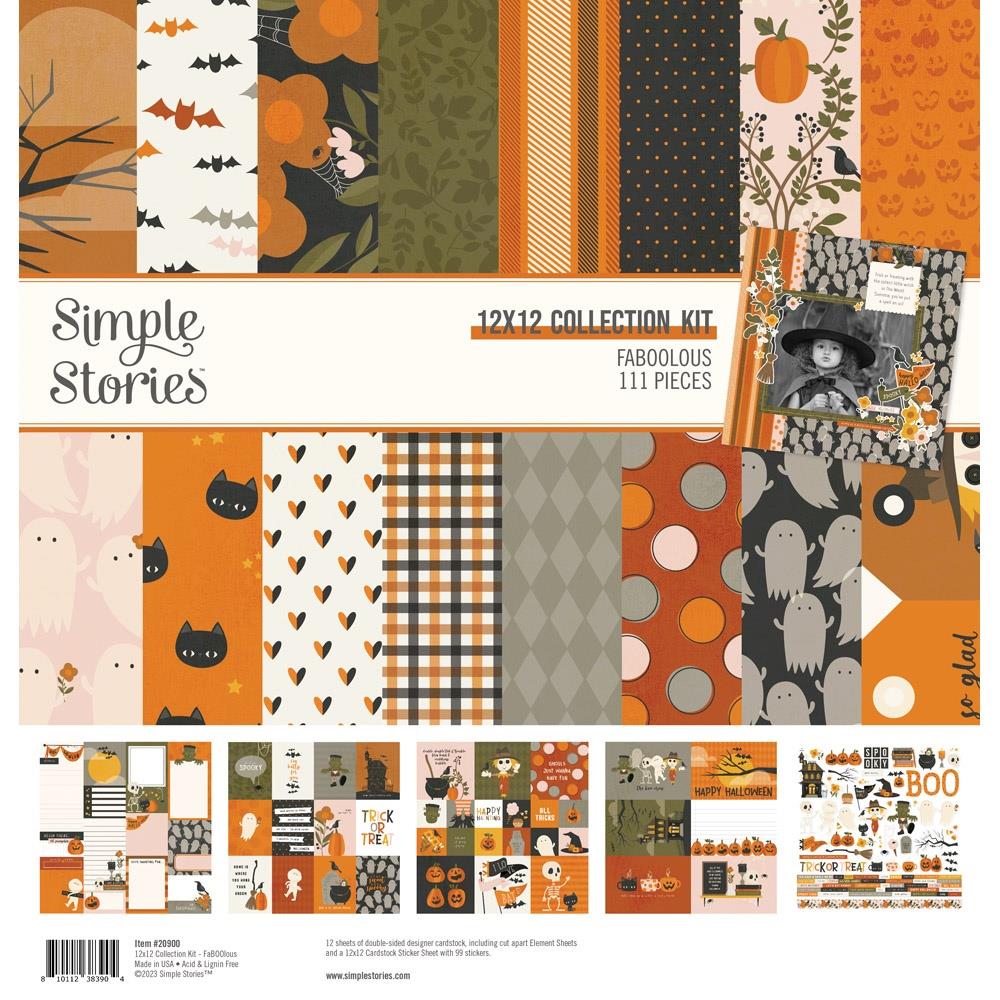 Simple Stories FaBOOlous 12"X12" Collection Kit (FB20900)