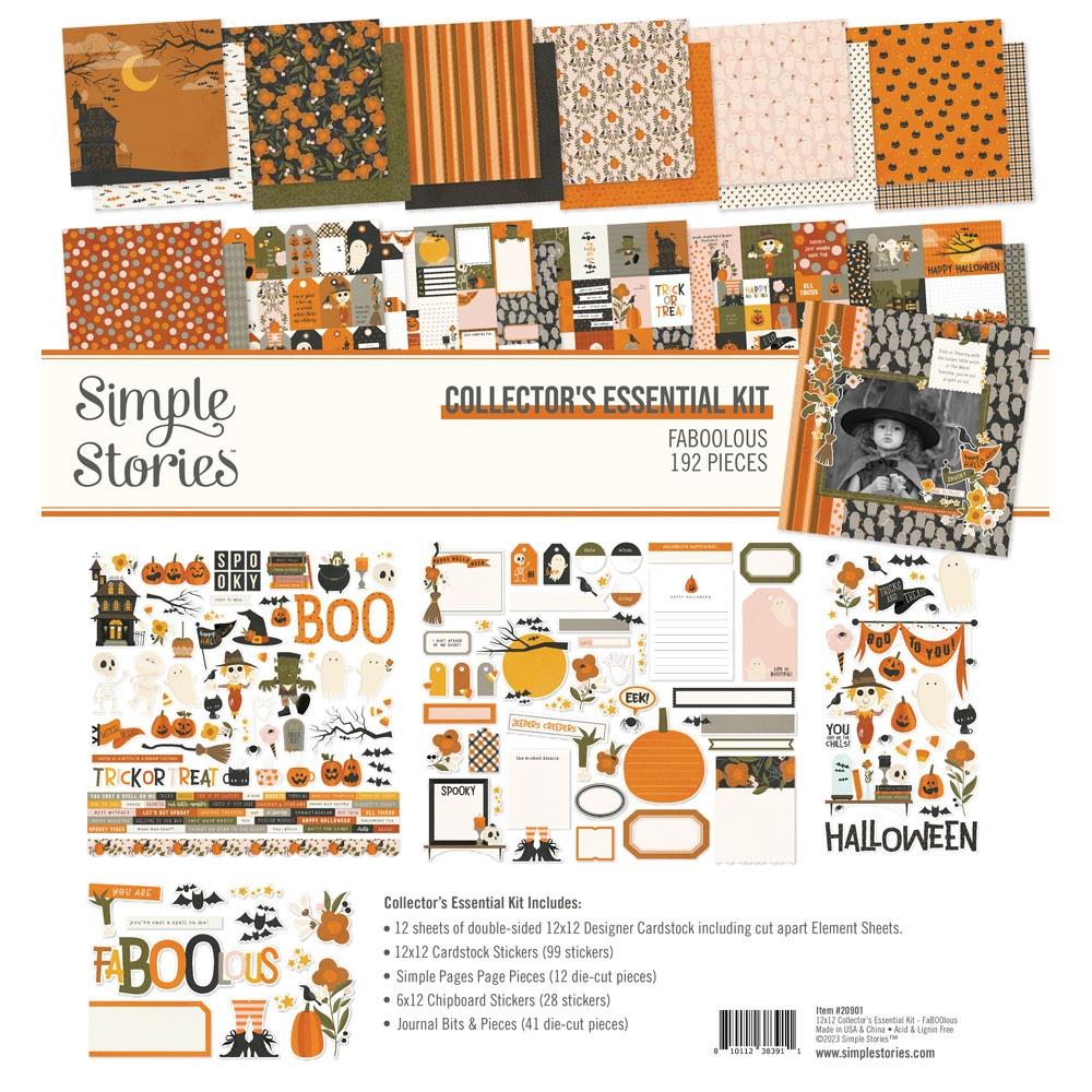 Simple Stories FaBOOlous 12"X12" Collector's Essential Kit (FB20901)