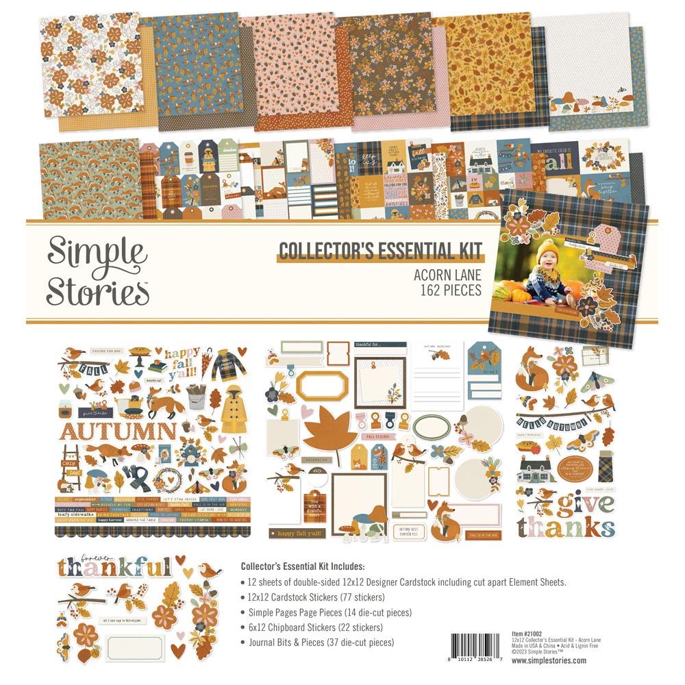 Simple Stories Acorn Lane 12"X12" Collector's Essential Kit (AL21002)