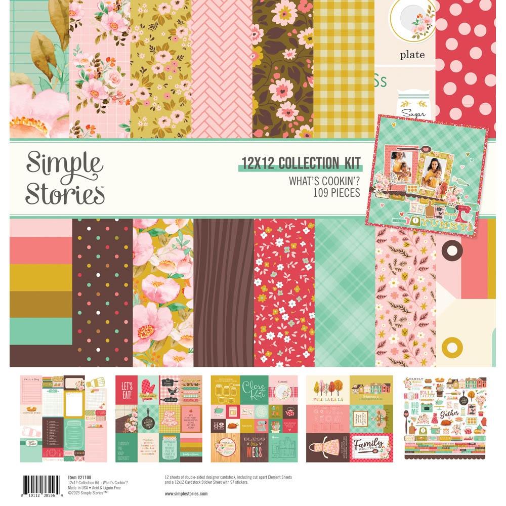 Simple Stories What's Cookin'? 12"X12" Collection Kit (WC21100)