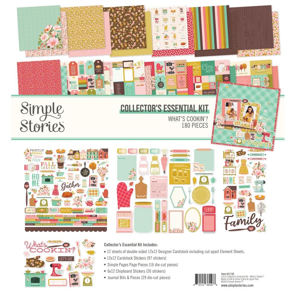 Simple Stories What's Cookin'? 12"X12" Collector's Essential Kit (WC21102)