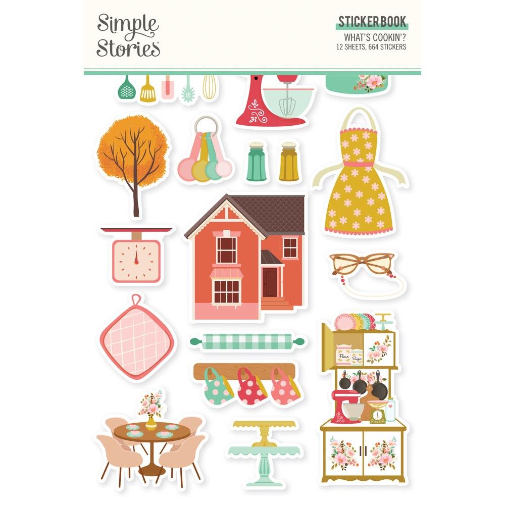 Simple Stories What's Cookin'? Sticker Book (WC21123)
