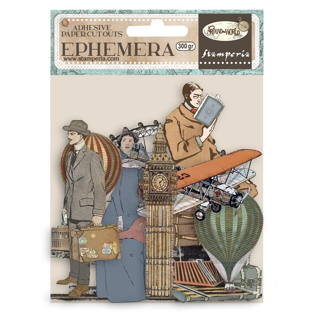 Stamperia Around The World Cardstock Ephemera Paper Cut Outs (DFLCT21)