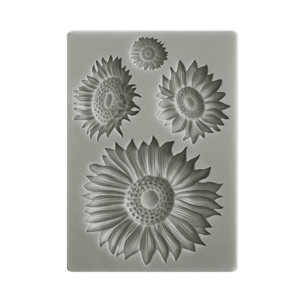 Stamperia Sunflower Art A6 Silicone Mould: Sunflowers (KACM09)