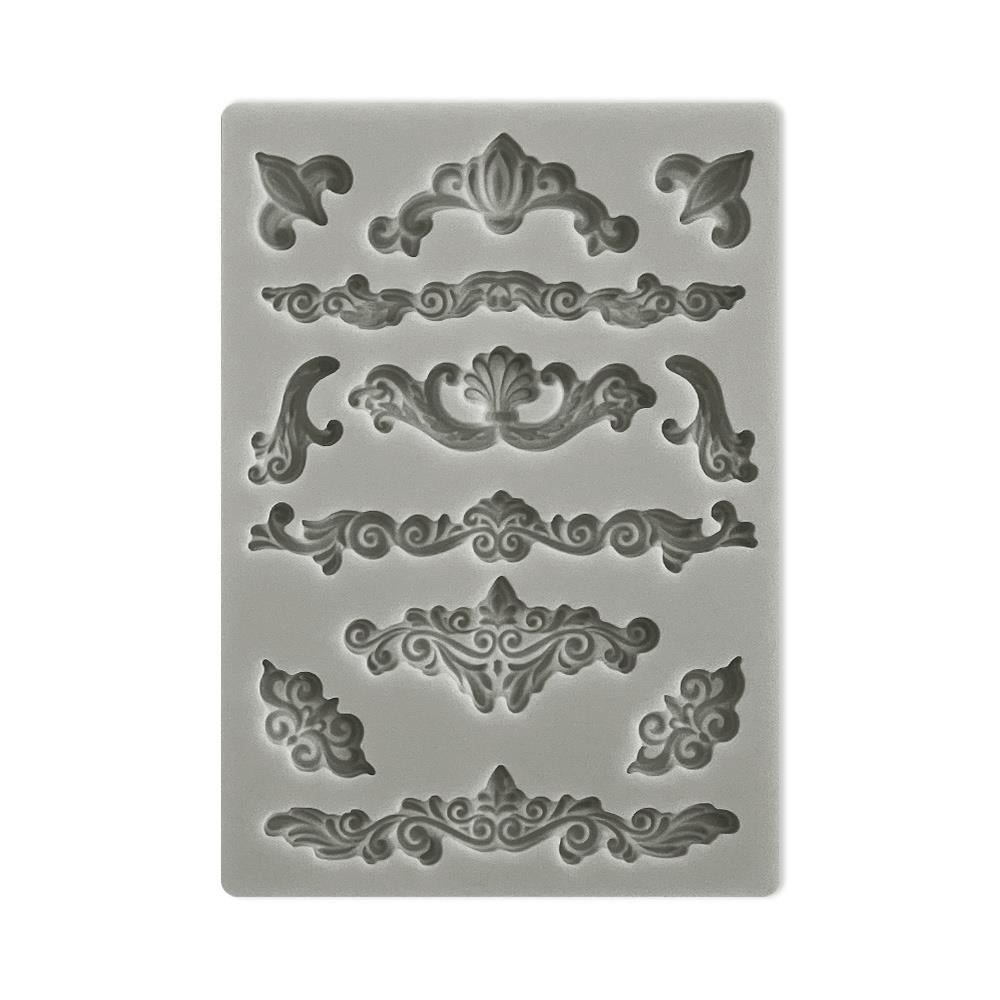 Stamperia Sunflower Art A6 Silicone Mould: Corners And Embellishments (KACM11)