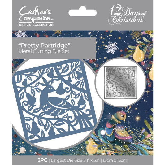 Crafter's Companion Twelve Days Of Christmas Create A Card Die: Pretty Partridge (CMDCADPP)