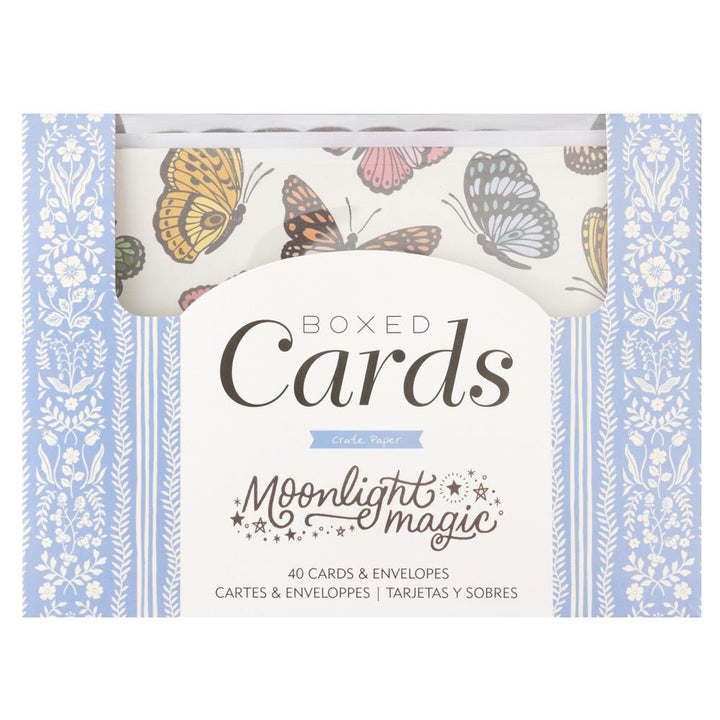 Crate Paper Moonlight Magic 6"X4.5" Cards W/Envelopes, 40/Pkg (CPMM2051)