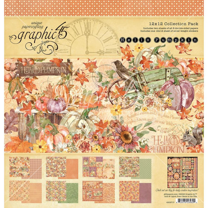 Graphic 45 Hello Pumpkin 12"X12" Collection Pack (G4502717)