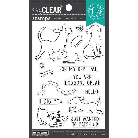 Hero Arts 4"X6" Clear Stamps: Playful Pets (HACM715)