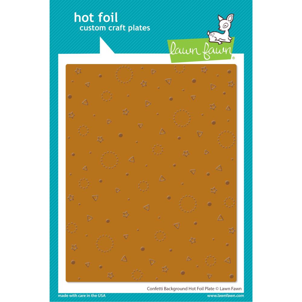Lawn Fawn Lawn Cuts Hot Foil Plates: Confetti Background (LF3188)
