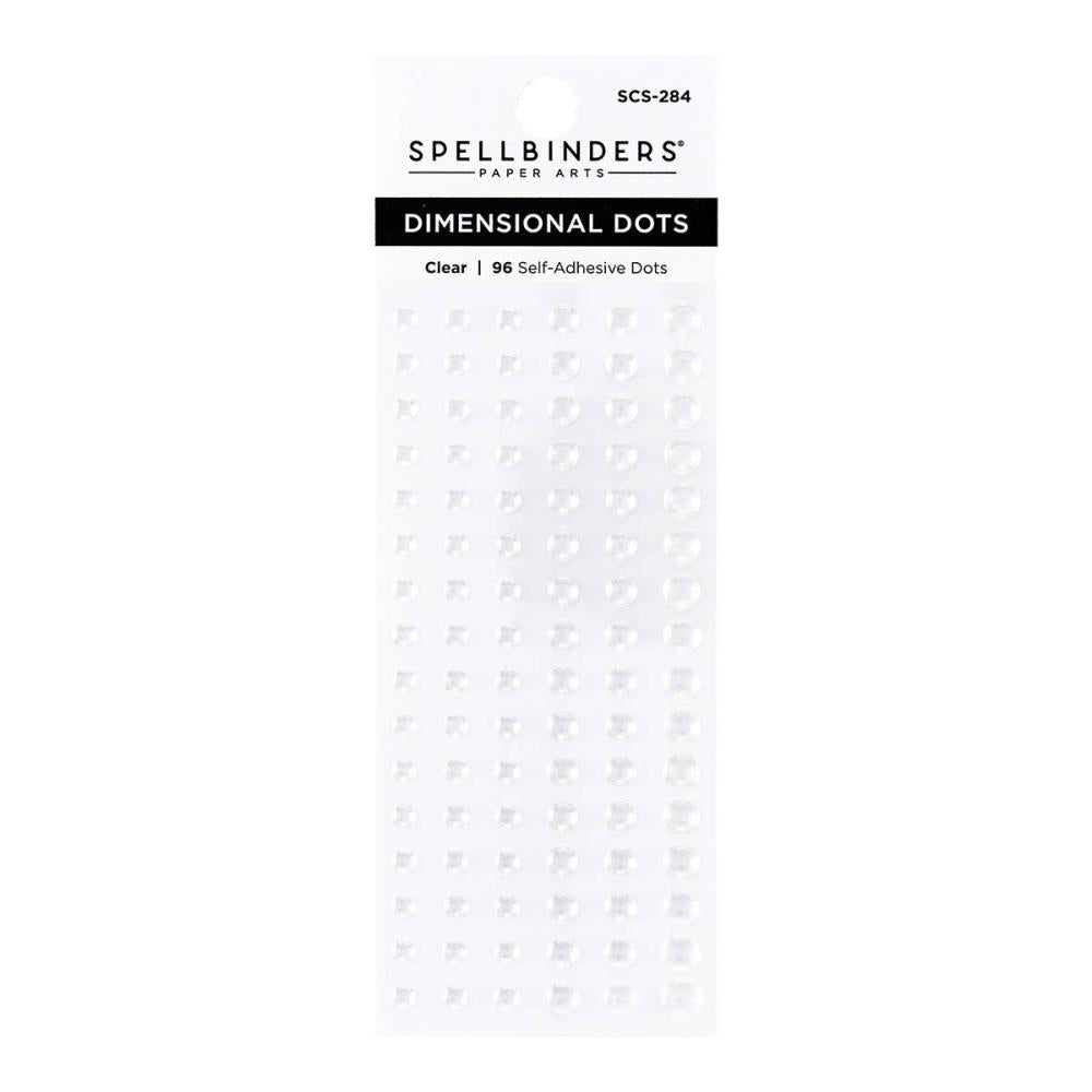 Spellbinders Dimensional Enamel Dots: Clear (SCS284)