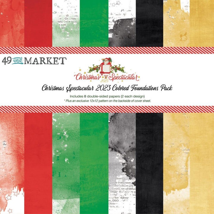 49 and Market Christmas Spectacular 2023 12"X12" Collection Pack: Colored Foundation (S2324241)
