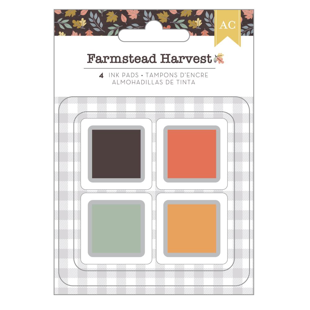 American Crafts Farmstead Harvest Ink Pads, 4/Pkg (ACFH4736)