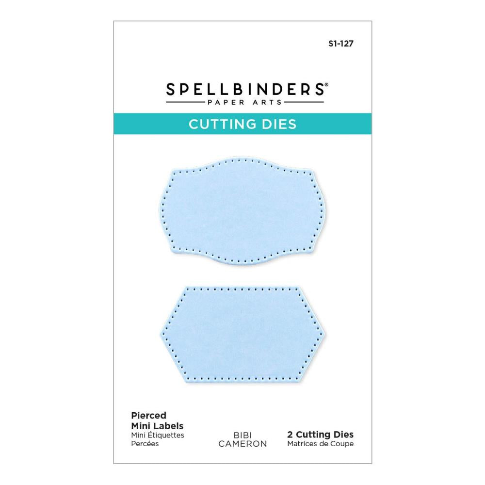 Spellbinders Etched Dies: Snowflakes - Pierced Mini Labels, By Bibi Cameron (S1127)
