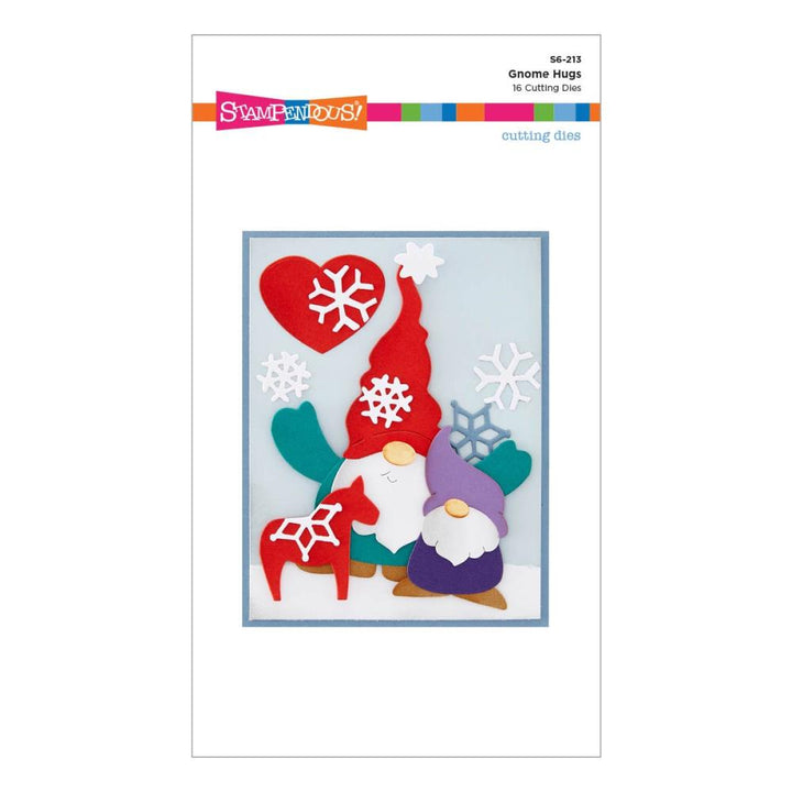 Stampendous Etched Dies: Holiday Hugs - Gnome Hugs (S6213)